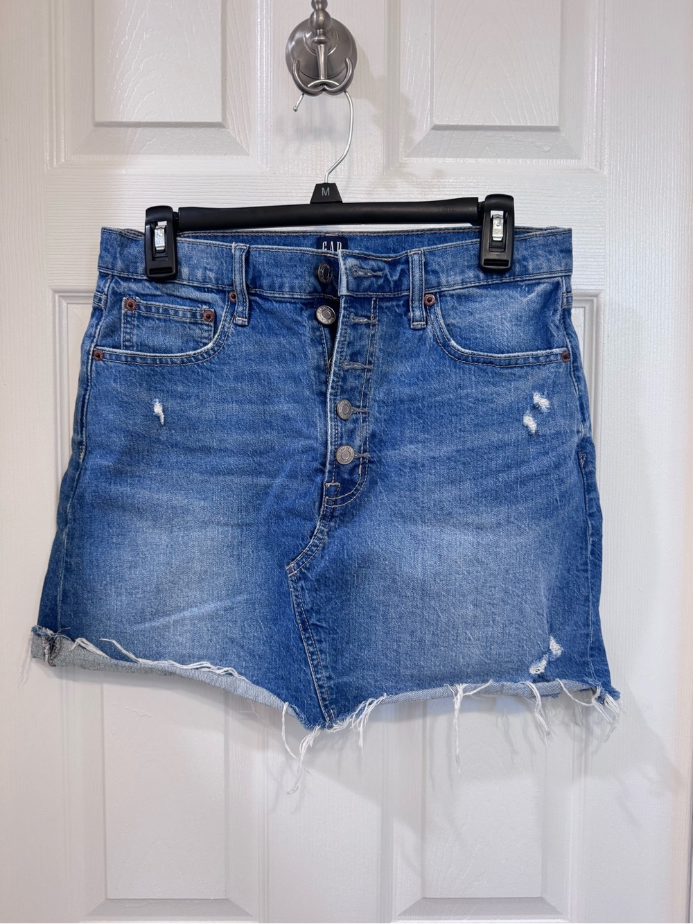 GAP Denim Skirt in Light Blue Wash